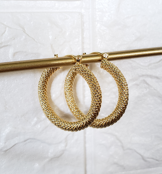 Nimia Big Gold Hoops